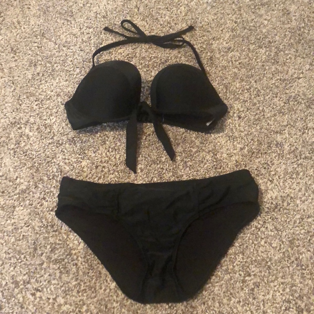 Aerie black bikini set